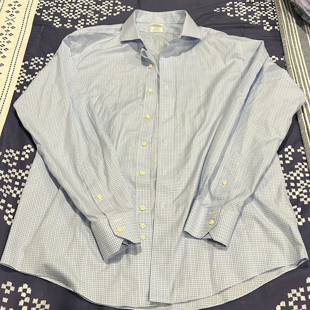 Brooks Brothers Dress Shirt Size 17 - 36